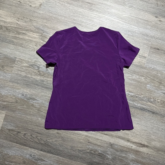 Scrubstar Performance Women’s Shaped Antimicrobial Mesh Panel V-Neck Scrub Top - Picture 2 of 3